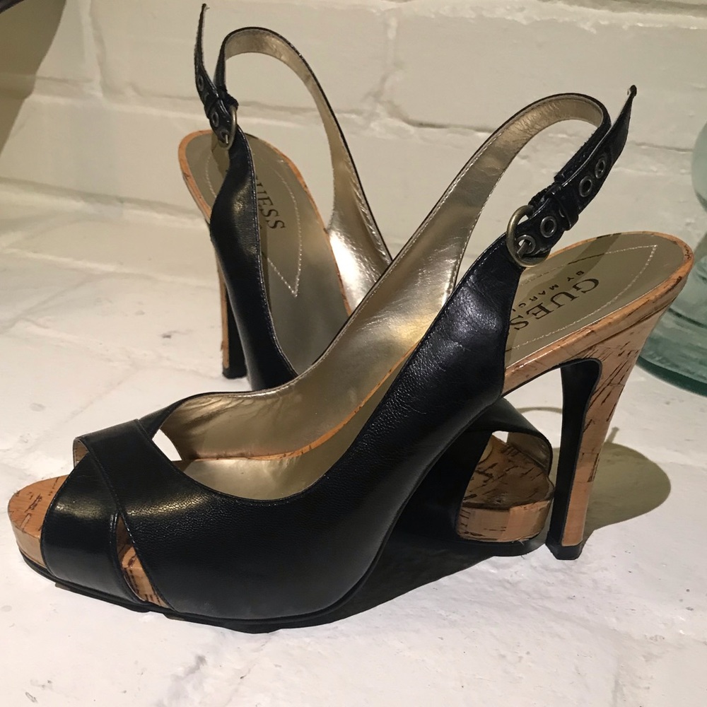 Guess Stiletto Strappy Pumps